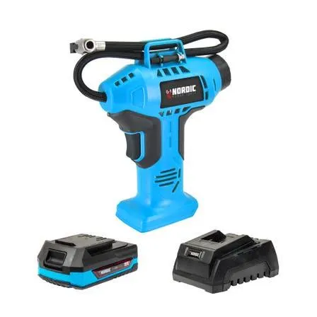 18v Li-ion Cordless Air Compressor Hand Pump Kit