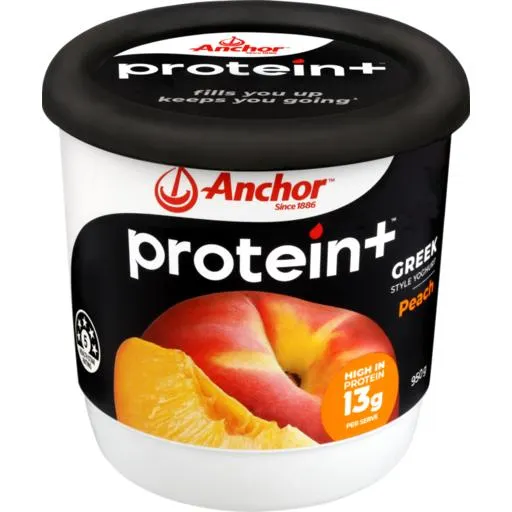 Anchor Protein Plus Yoghurt Greek Style Peach