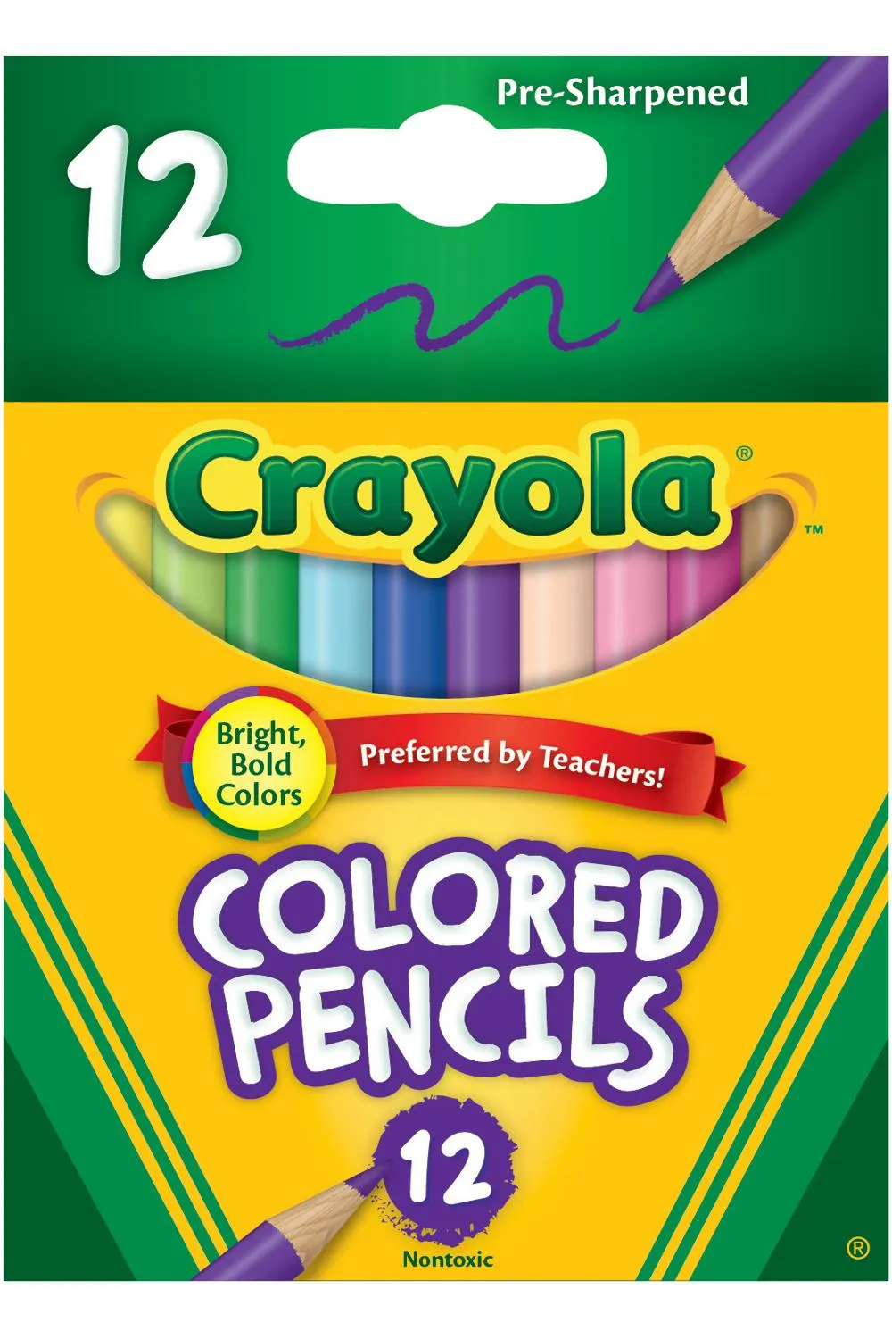 Crayola Coloured Pencils Half Pack 12