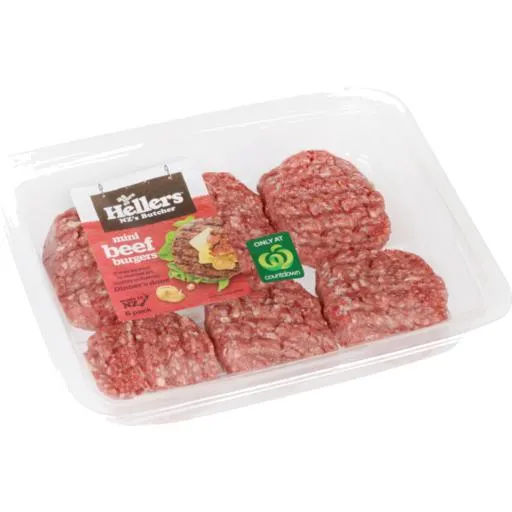 Hellers Burgers Mini Beef