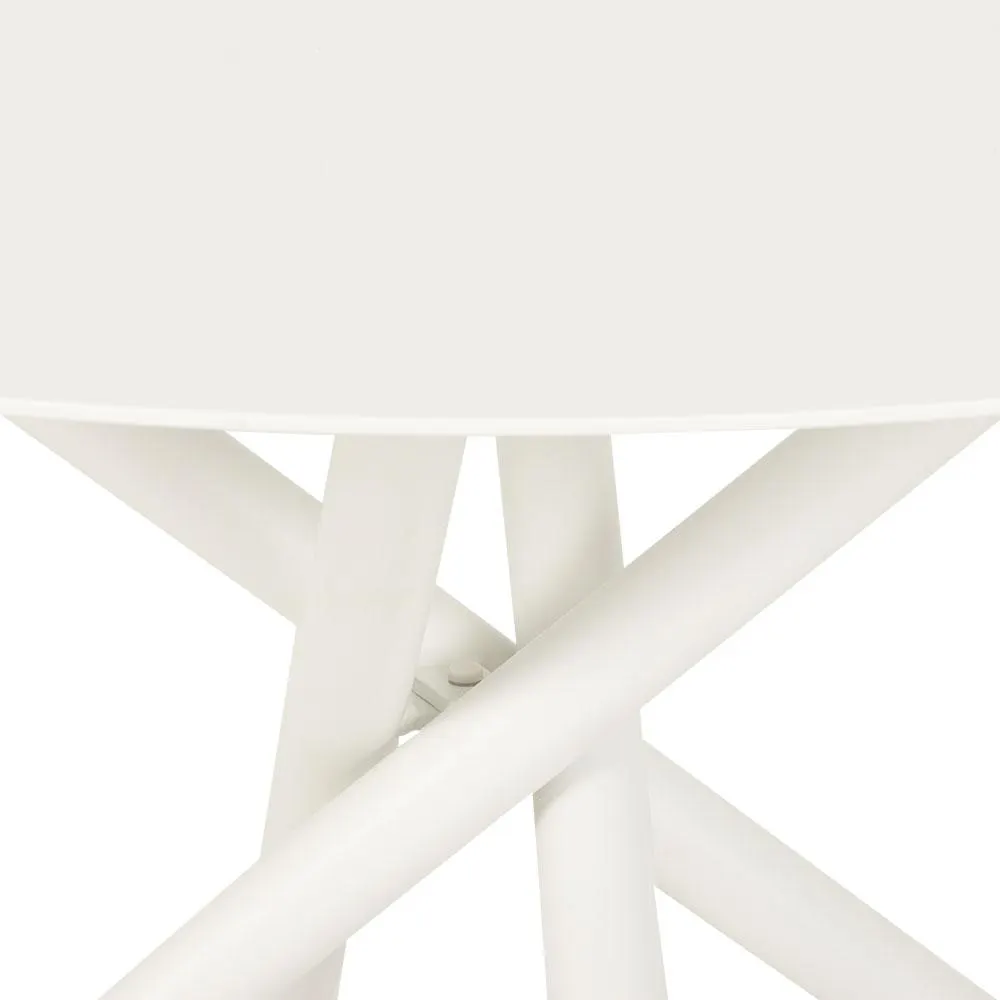 Vigo Outdoor Dining Table - W120, White
