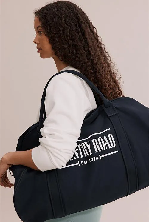 Australian Cotton Heritage Zip Canvas Tote