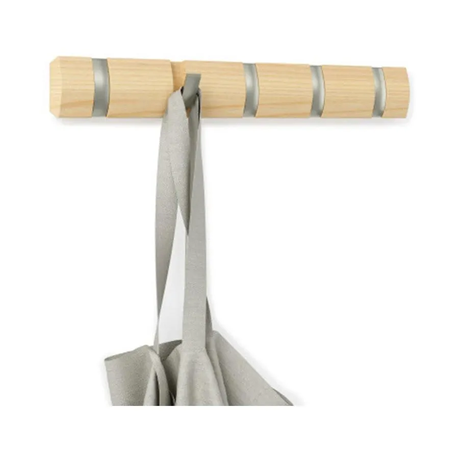 Umbra Flip 5 Wall Mounted Hook Natural