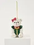 Santa Bear Missy Bear Resin Ornament, 2025
