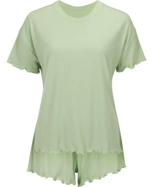 Women's Textured Knit PJ Set