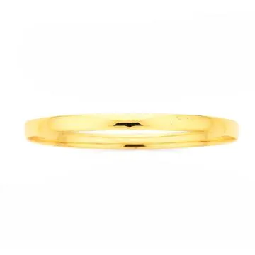 9ct 65mm Round Comfort Bangle