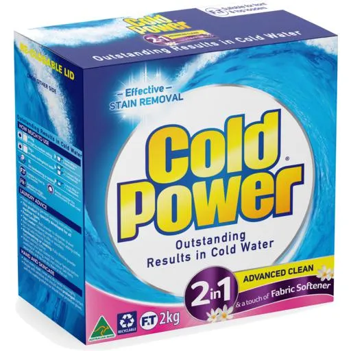 Cold Power Laundry Powder Ultra Cuddly 2kg