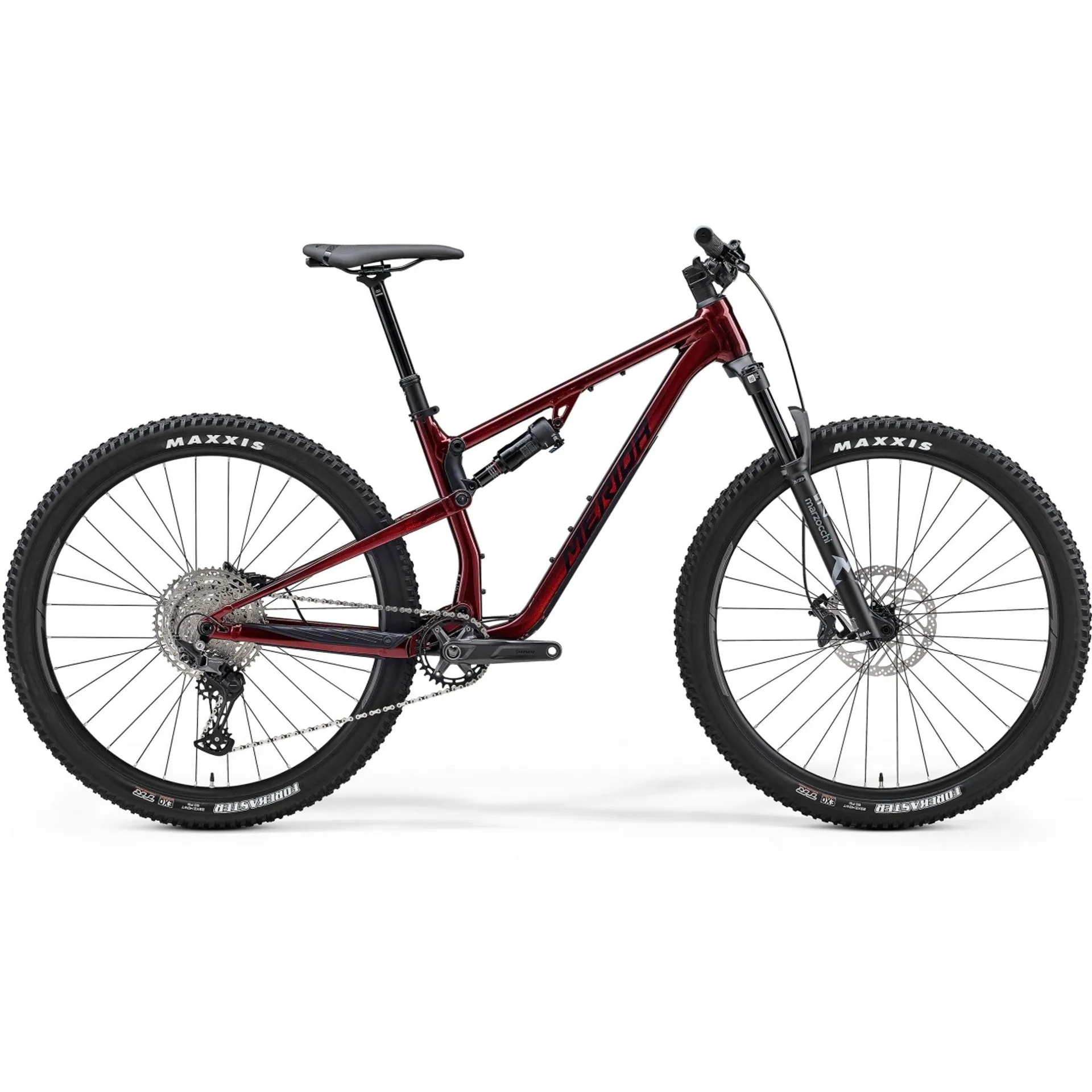 Merida One Twenty 600 Trail Bike Burgundy Red (Black/Red)