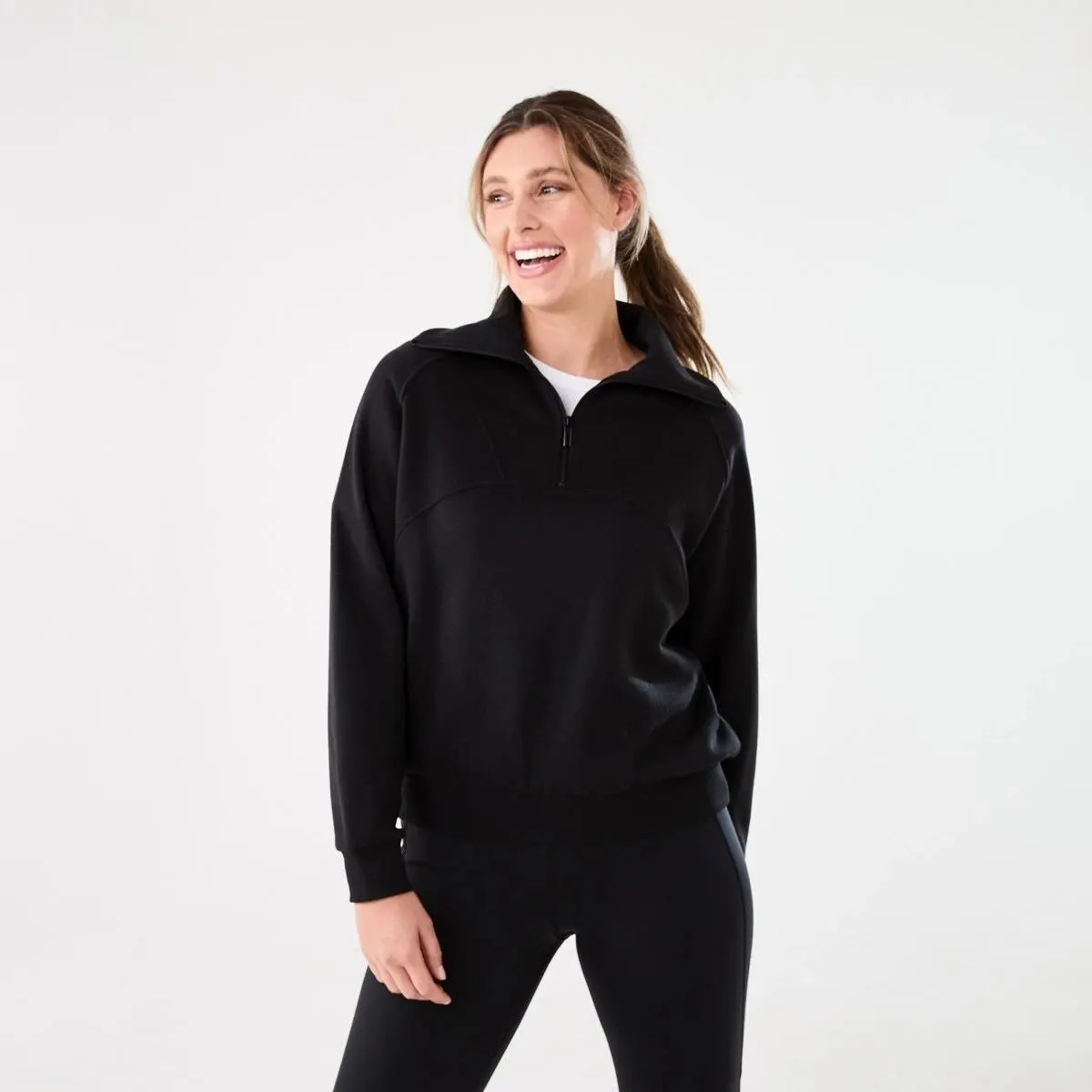 Active Womens Fleece 1/2 Zip Jumper