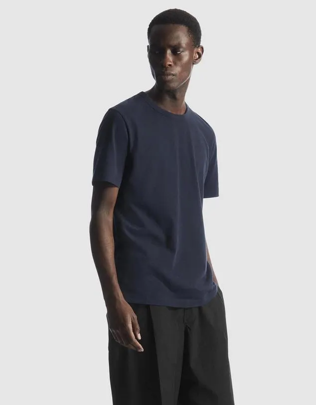 Regular-fit Mid-weight Brushed T-shirt