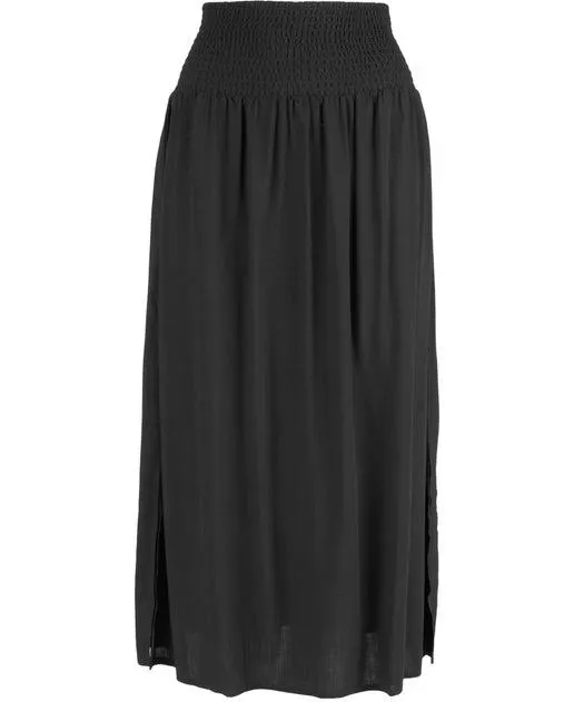 Women's Shirred Waist Skirt