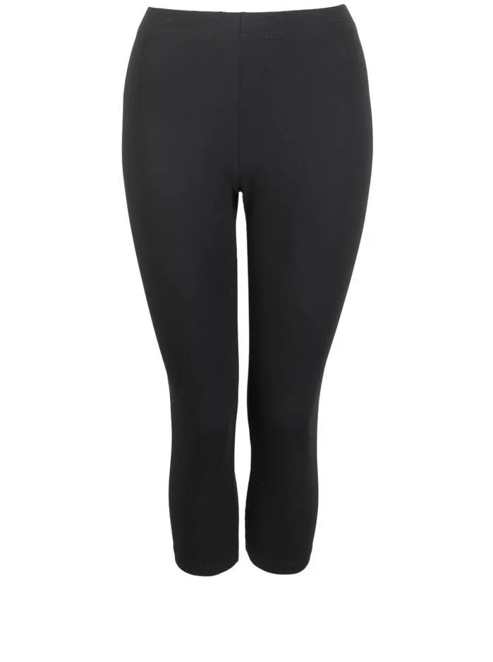 Women's Favourite Cropped Leggings in Black
