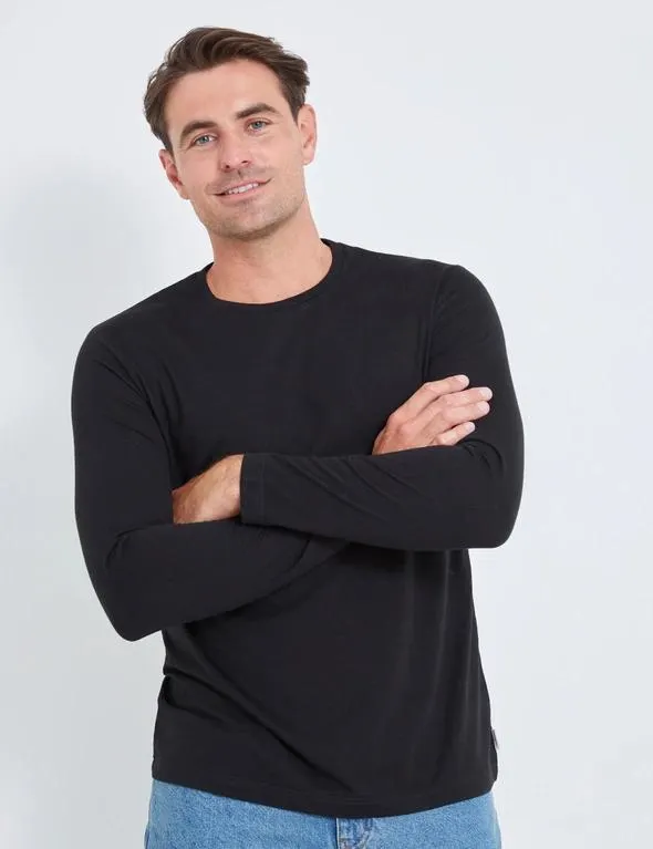 Rivers Long Sleeve Basic Crew Tee