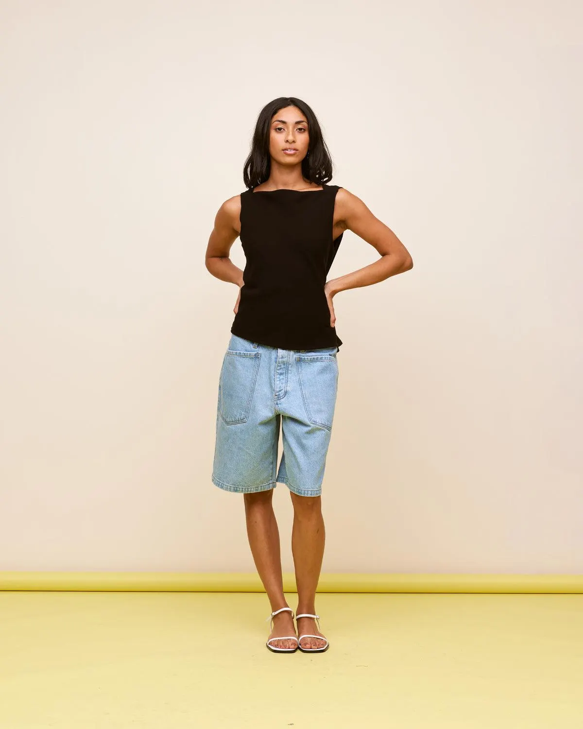 Firebird cowl sleeveless top