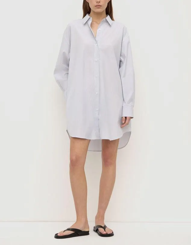 Cora Stripe Shirt Dress