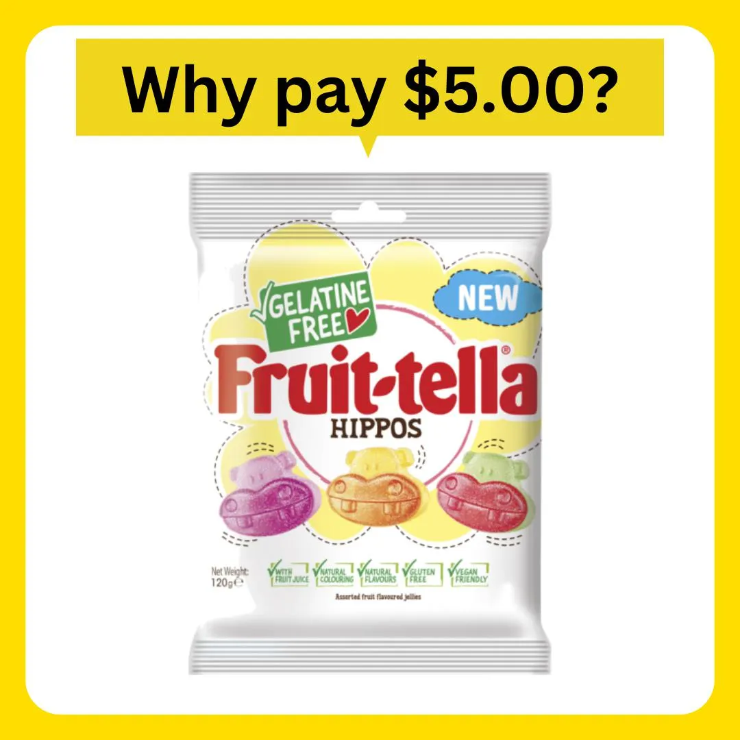 Fruit Tella Hippos 120g