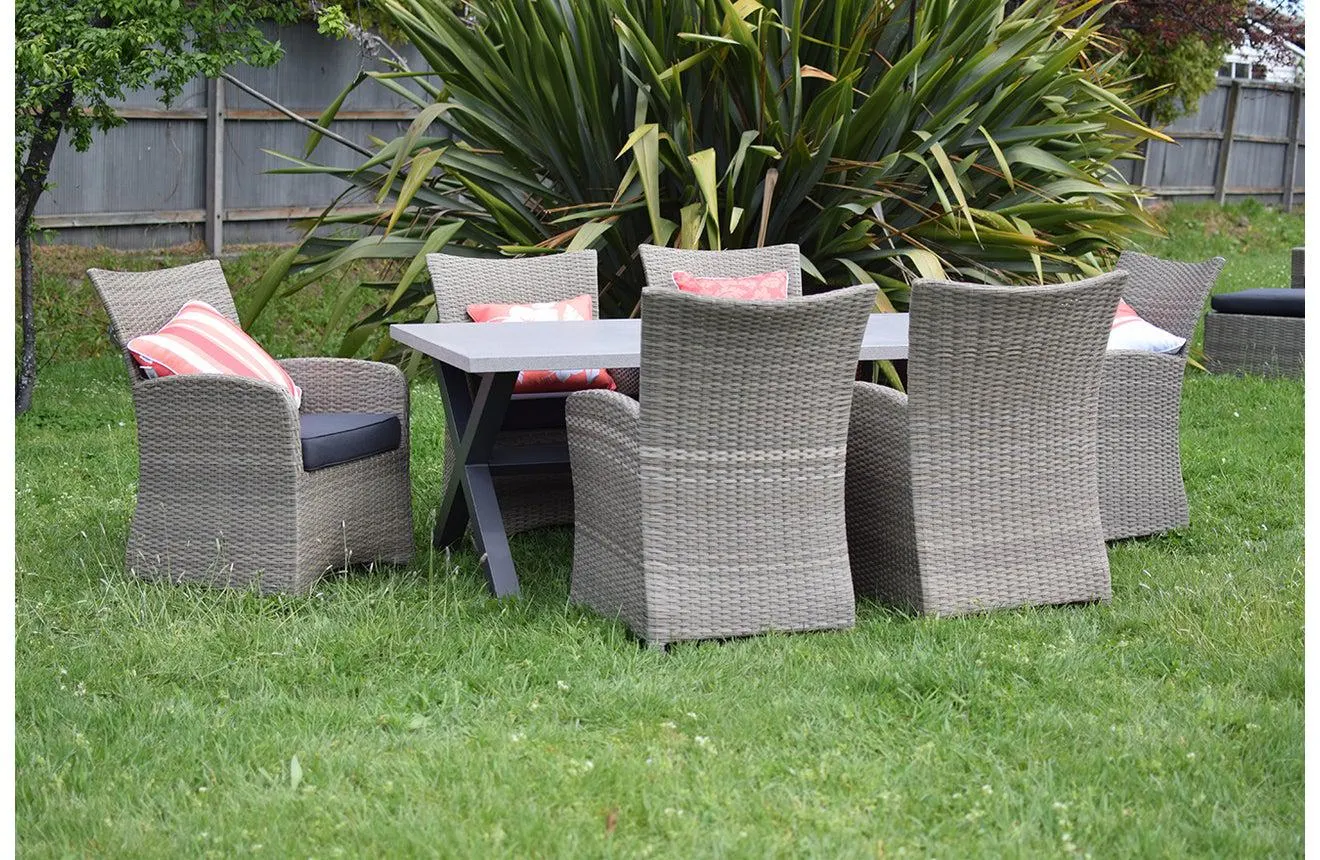 Barossa Outdoor 7 Piece Dining Setting