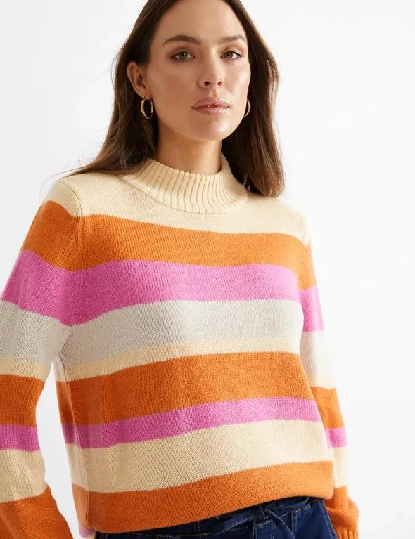 Katies Long Sleeve Turtle Neck Jumper