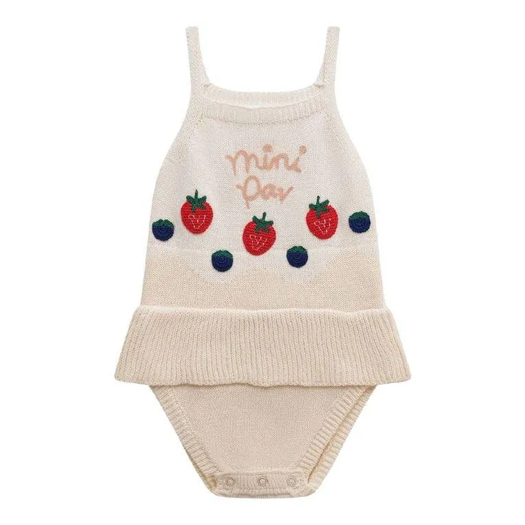 Young Original Baby Christmas Pavlova Knitted Romper
