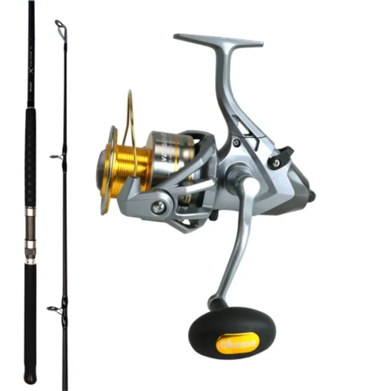 Okuma Avenger 4000 Baitfeeder & X Factor II Slim 7'6" 6-10kg Spinning Combo