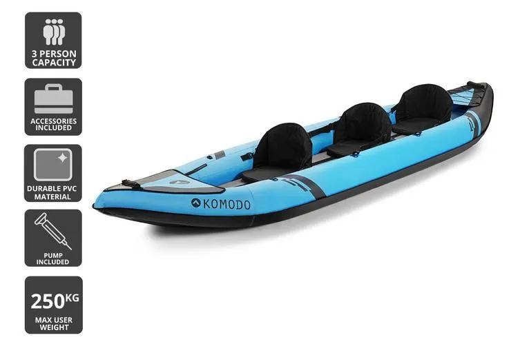 Komodo 2-3 Person Inflatable Cruising Kayak