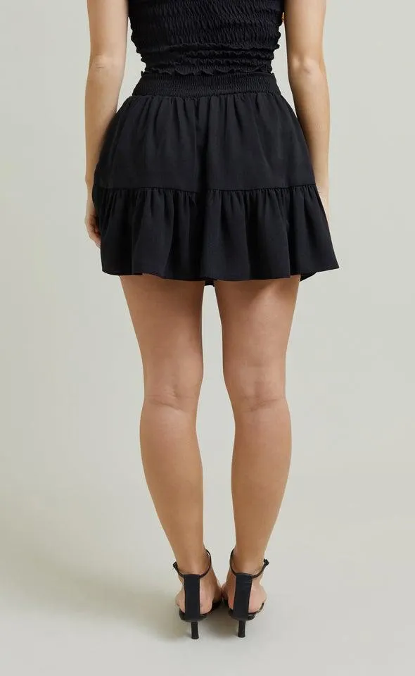 Tiered Mini Skirt