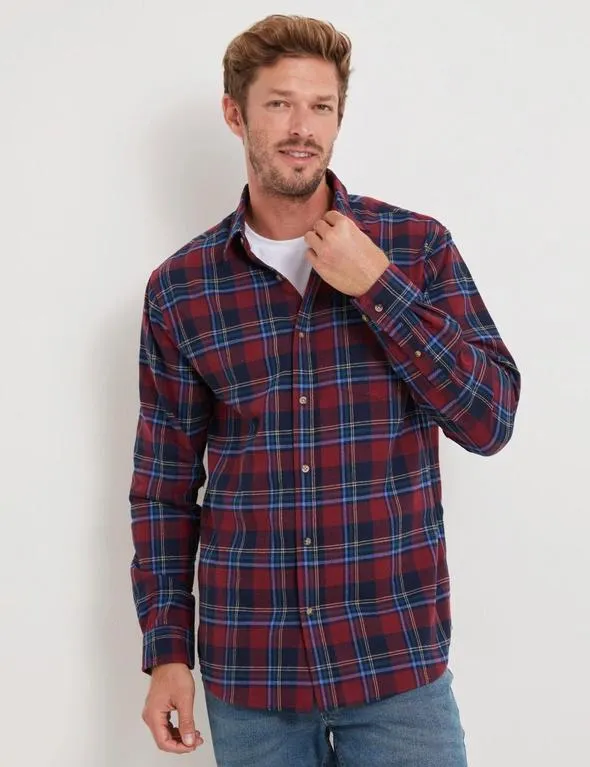 Rivers Heavy Flannel Long Sleeve Shirt