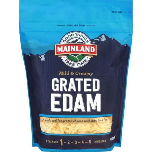 Mainland Grated Edam Cheese 400g
