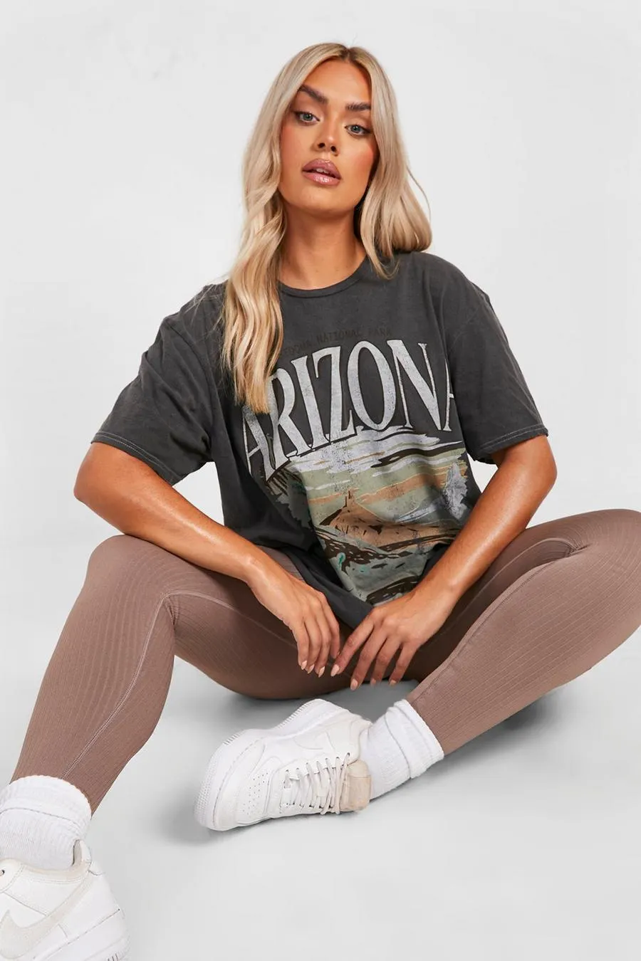 Plus Arizona Washed Oversized T-shirt