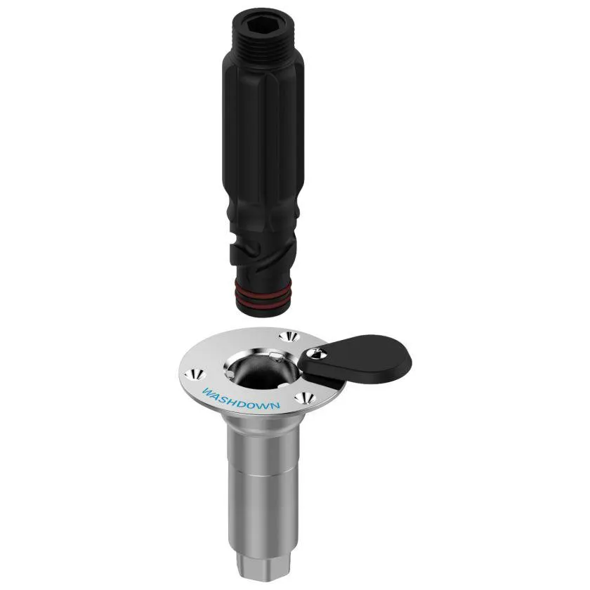 Washdown Quick Connect Deck Fitting