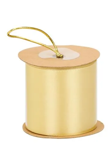 WHSmith Wide Satin Ribbon 4 Metre Gold