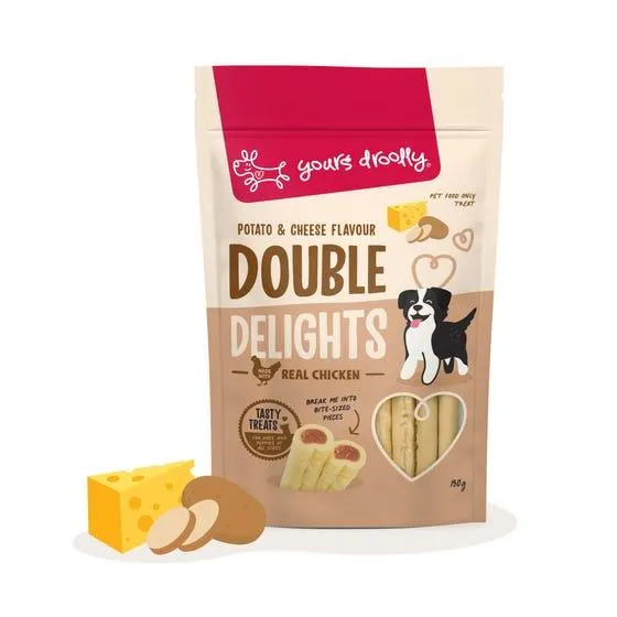 Yours Droolly Double Delights Potato Cheese 150g