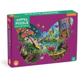 Mudpuppy Bugs And Butterflies 300pc Shaped Puzzle