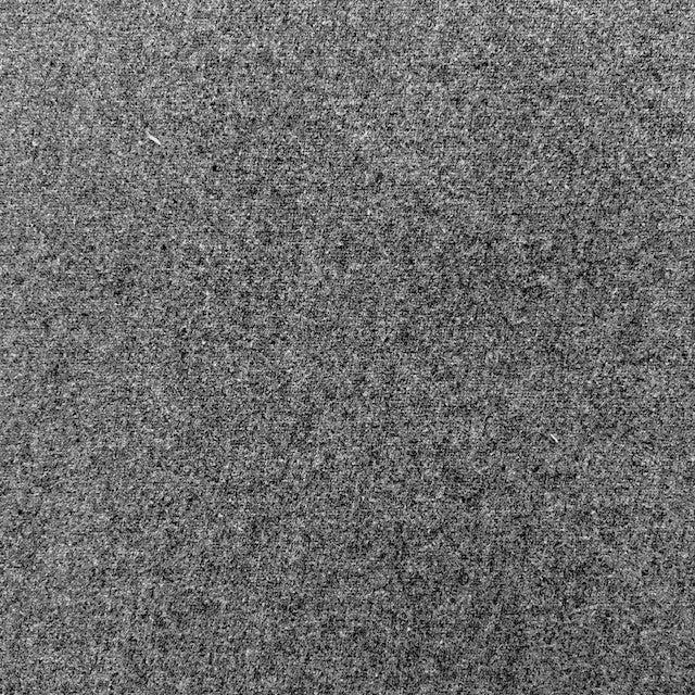 Plain Wool Blend Fabric, Grey - Width 148cm