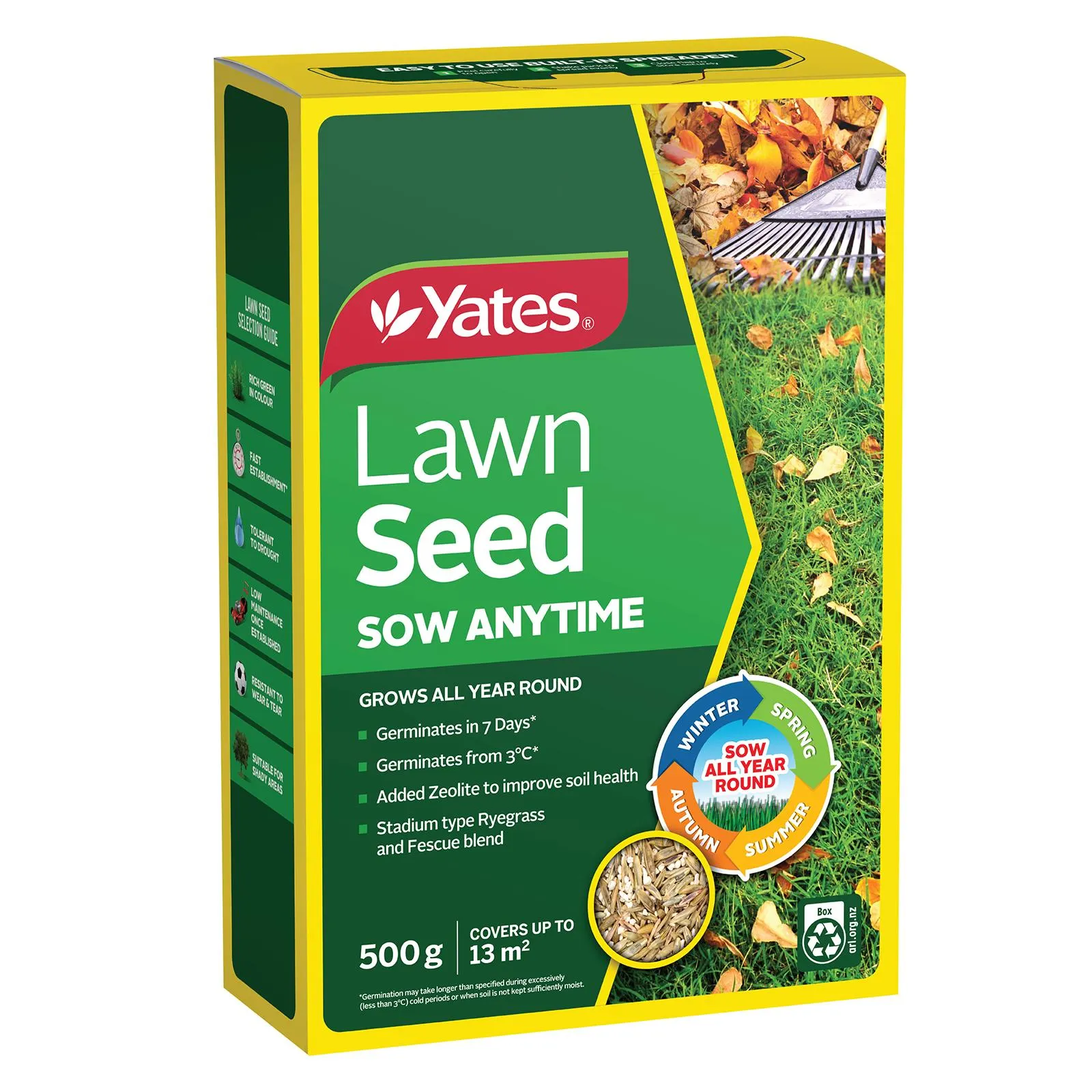 Yates Sow Anytime Lawn Seed - 500G