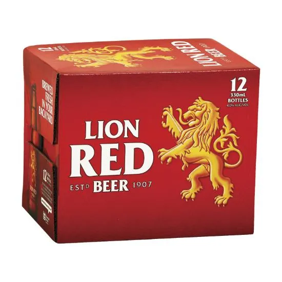 Lion Red Bottles 12x330ml