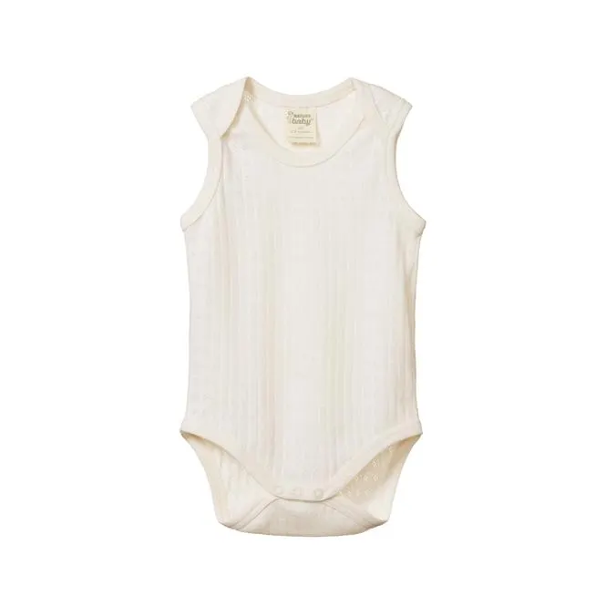Pointelle Singlet Bodysuit