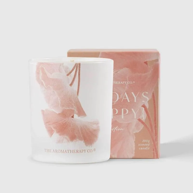 The Aromatherapy Co Sundays Candle Poppy 200g
