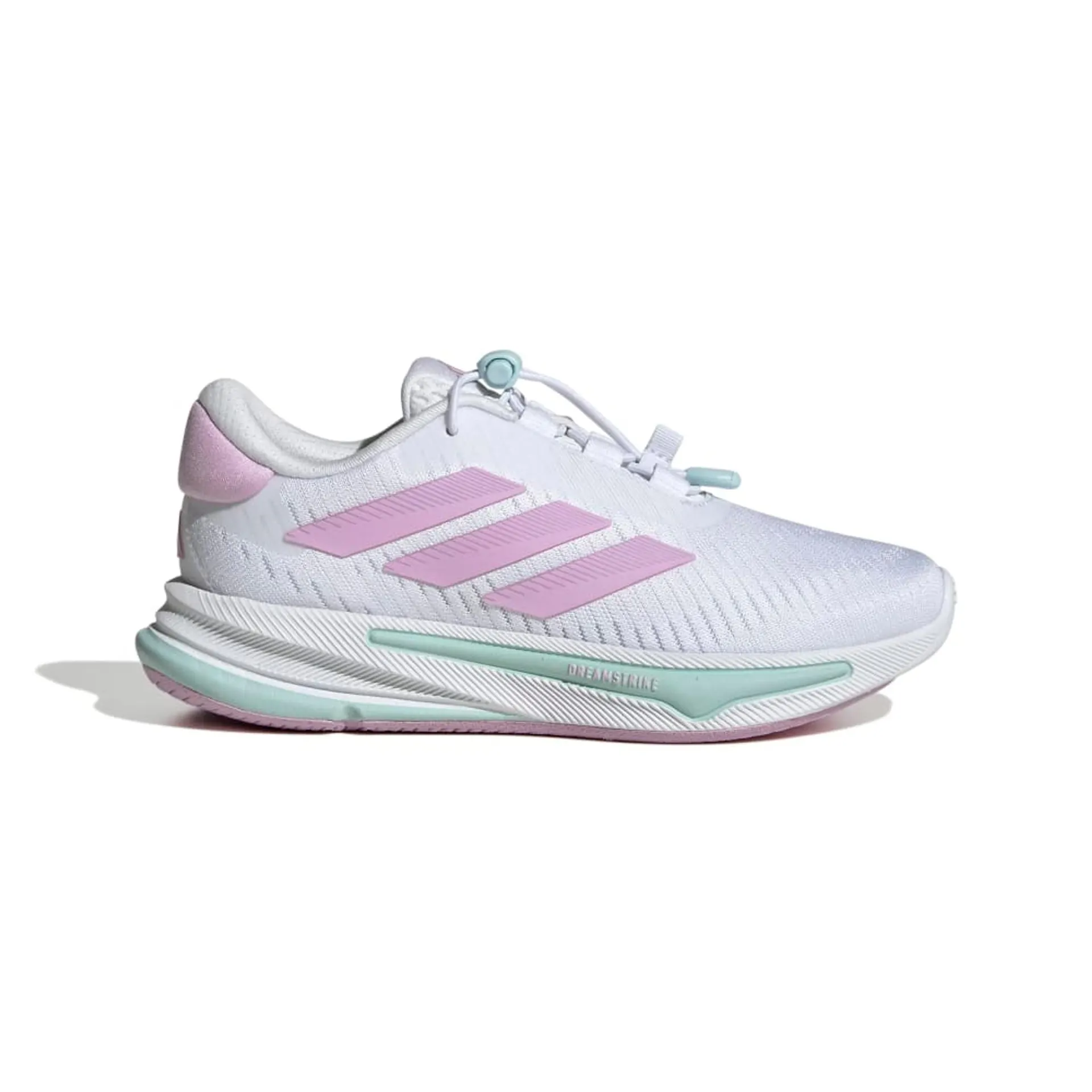 Adidas Youth Supernova Ease Running Shoes White/Bliss Lilac/Halo Mint