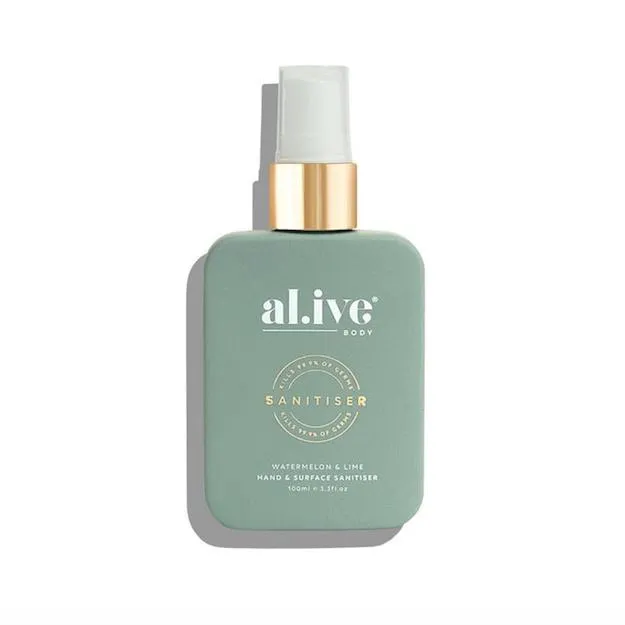 Al.ive hand & surface sanitiser spray 100ml