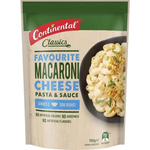 Continental Pasta & Sauce Macaroni Cheese 105g