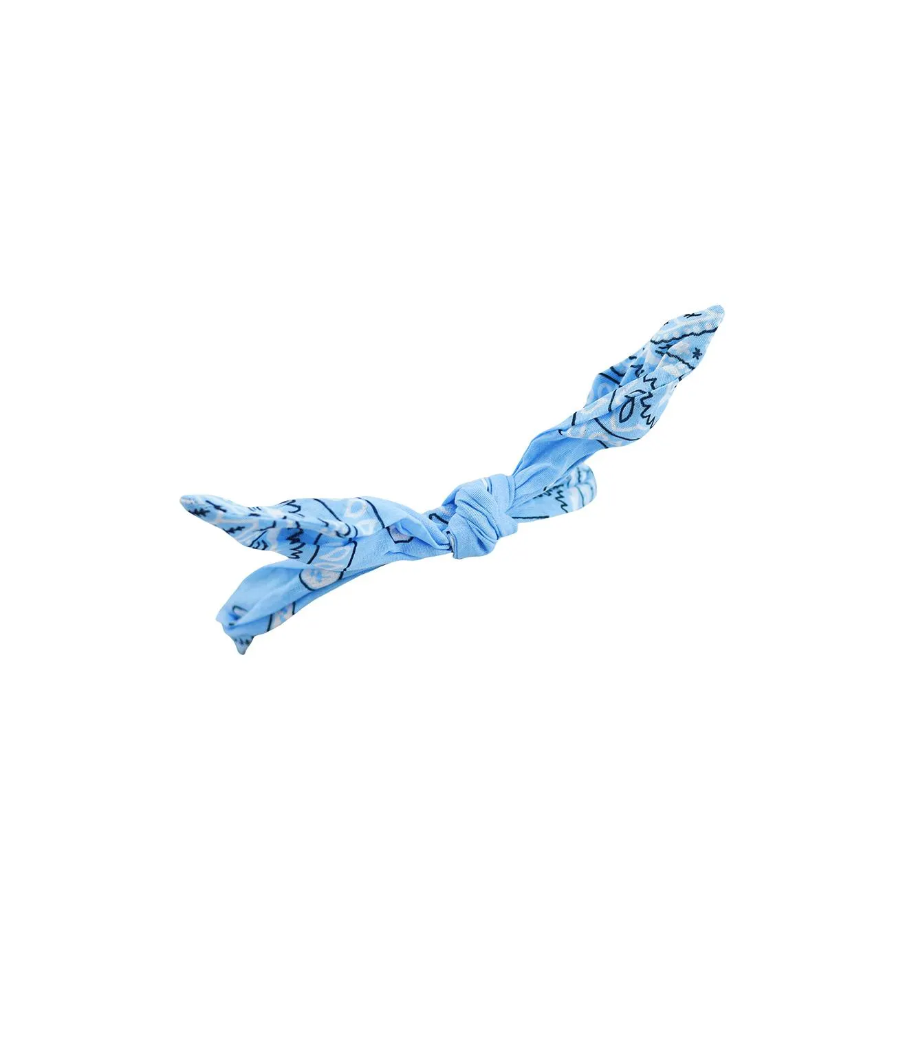 Light Blue Bandana Headband