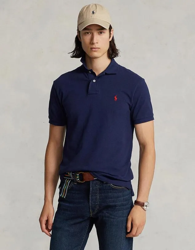 Classic Fit Mesh Polo