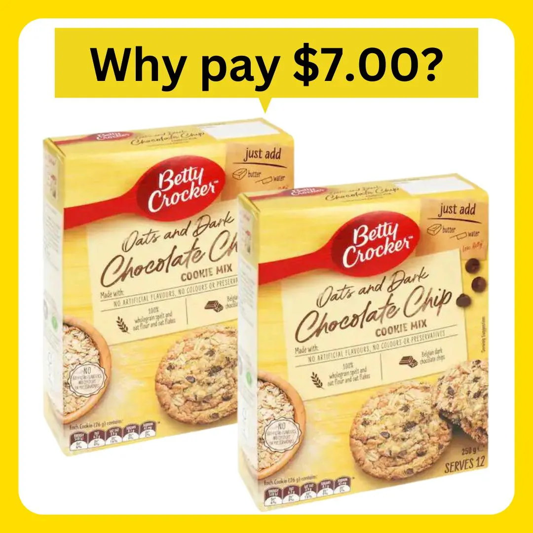 Betty Crocker Choc Chip Oat Cookie Mix 250g