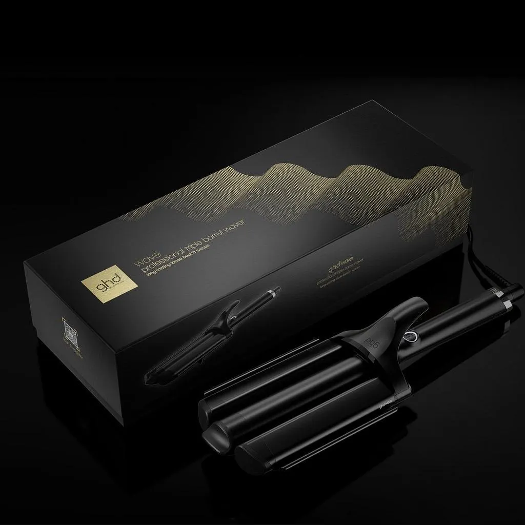 NEW GHD WAVE TRIPLE BARREL HAIR WAVER (3x32MM BARRELS) FOR MERMAID WAVES