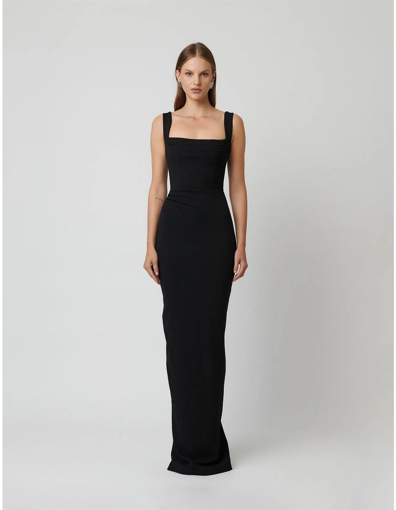 Marbella Soft Crepe Floor Length Gown