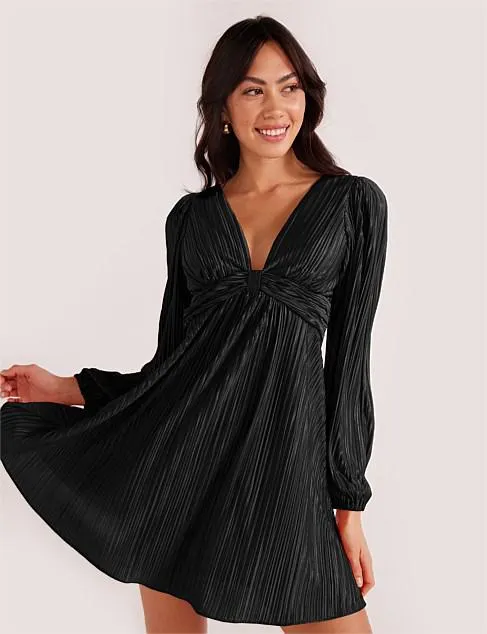 GWEN PLISSE MINI DRESS