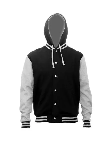 LETTERMAN JACKET CLOKE HOODED