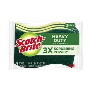Scotch Brite Heavy Duty Scrub Sponges 3pk