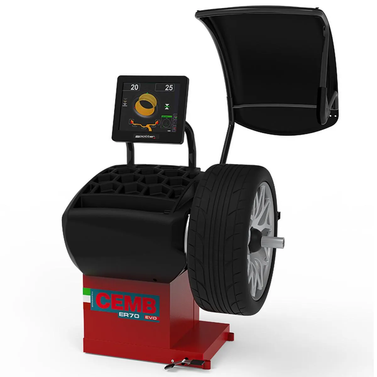 CEMB ER70SE EVO Digital Wheel Balancer with Pneumatic Locking